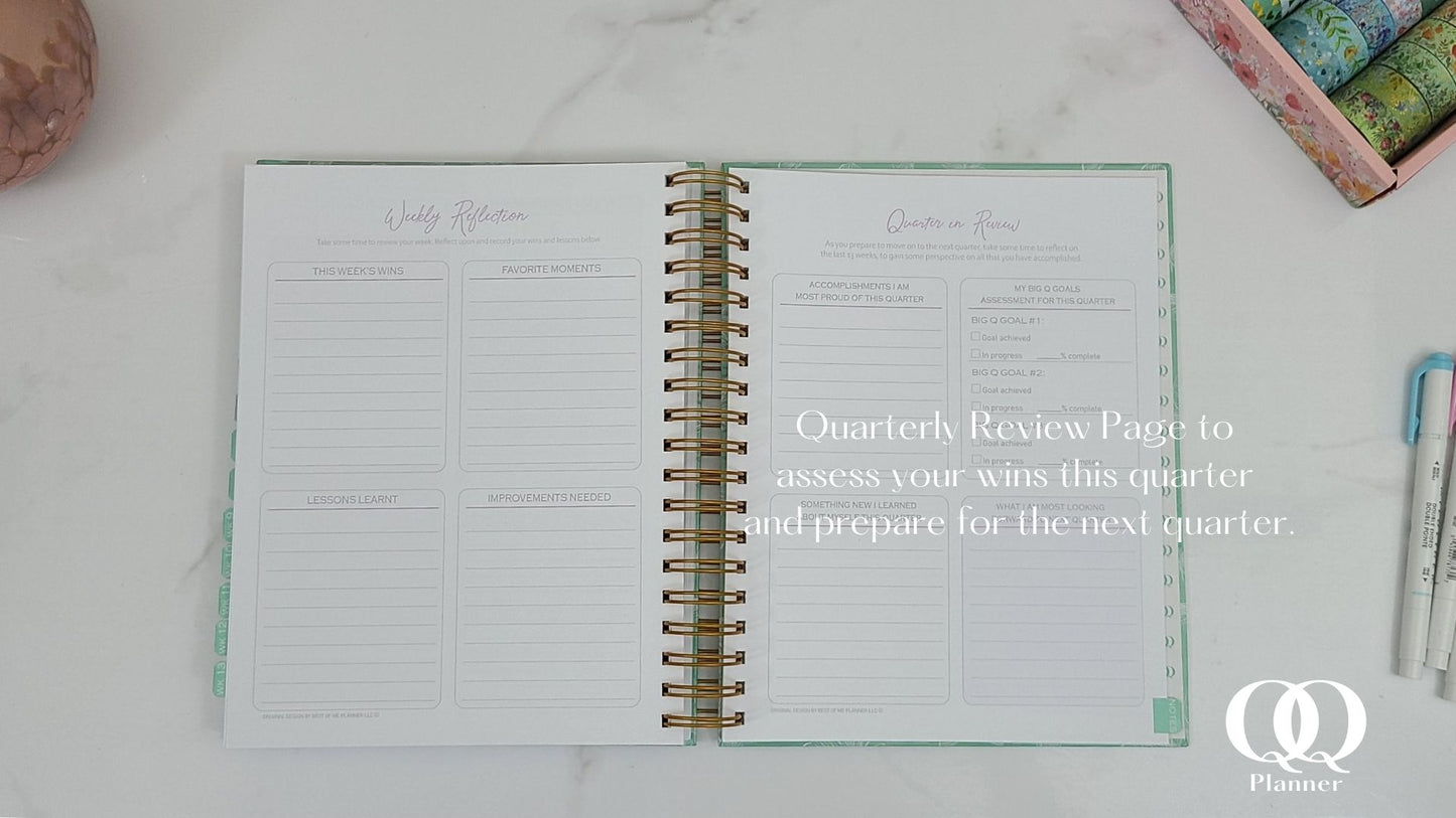 Carefree GREEN | Quarterly All-in-One Planner