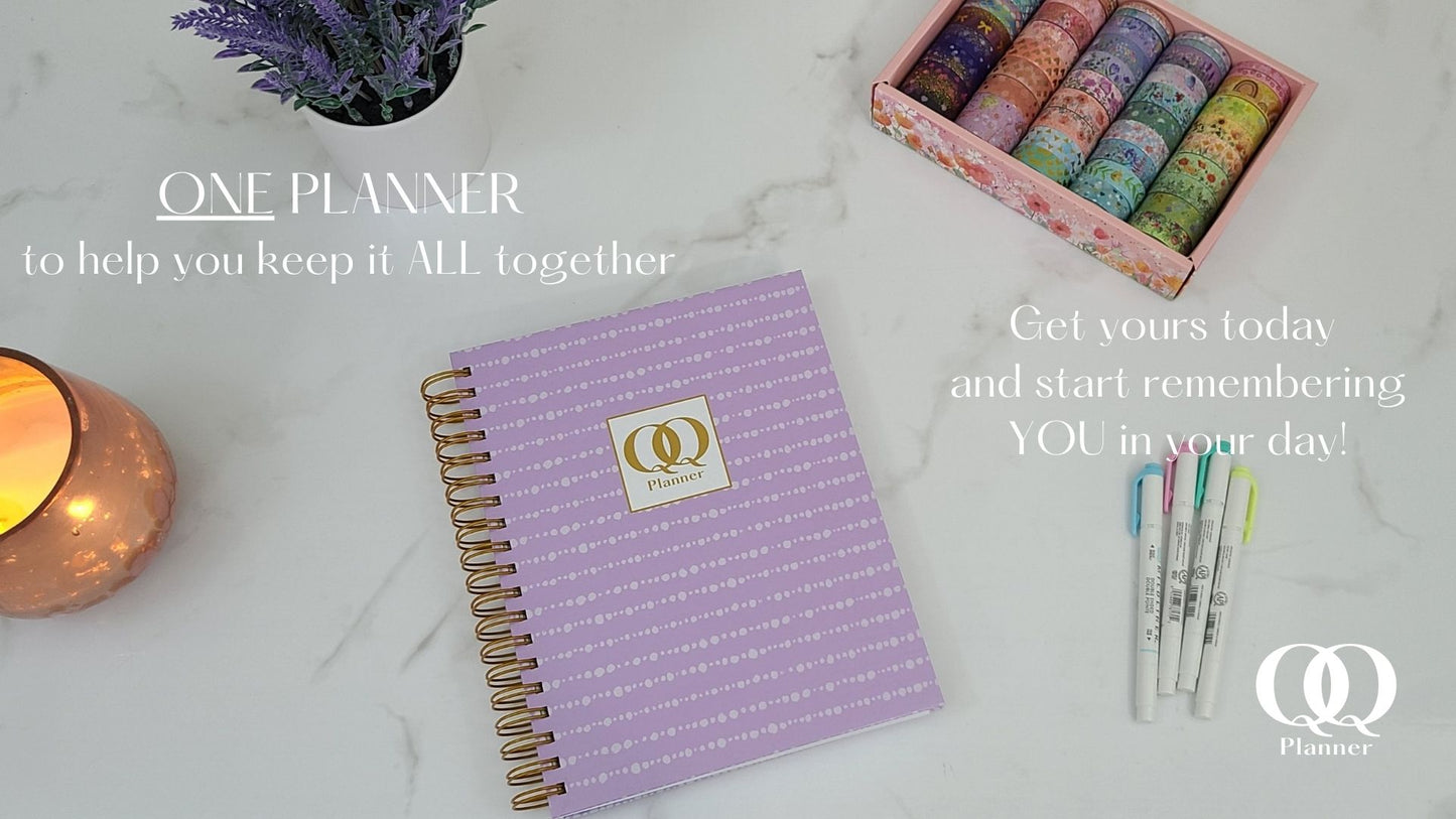 Serenity PURPLE | Quarterly All-in-One Planner