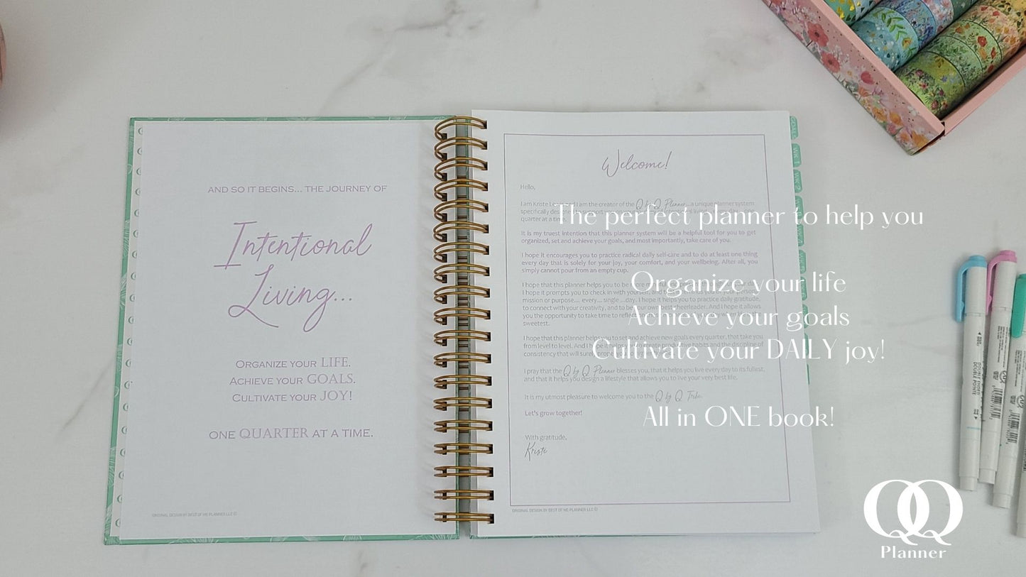 Carefree PURPLE | Quarterly All-in-One Planner