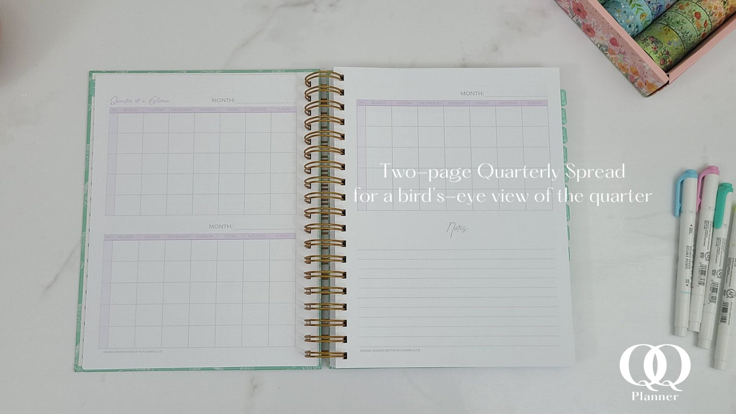 Serenity PURPLE | Quarterly All-in-One Planner
